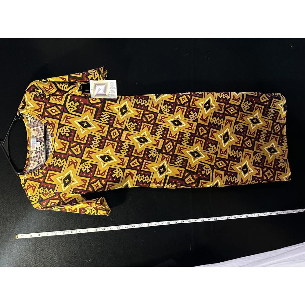 LulaRoe XXS Dress | Vibrant Geometric Print